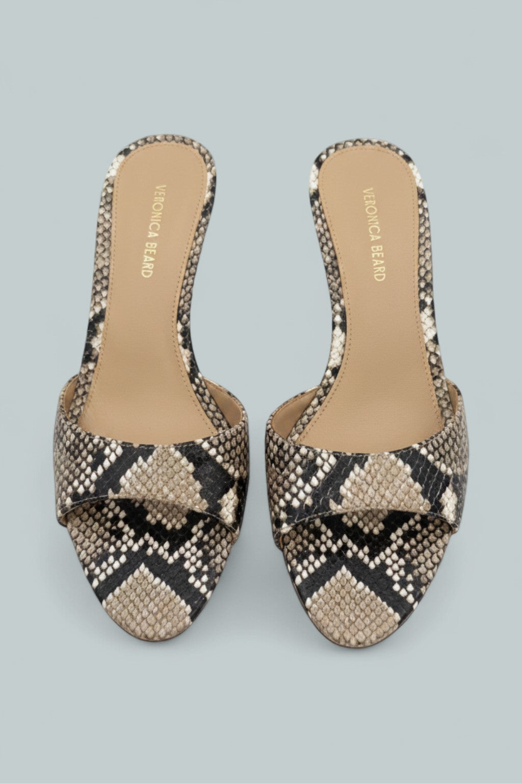 Tia Leather Sandal - Ecru Multi