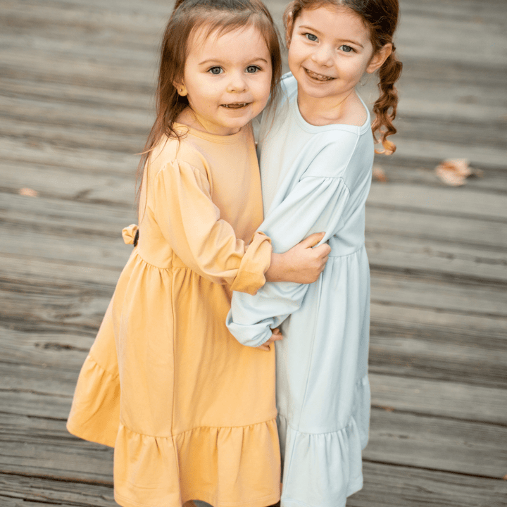 3 Tier Sweater Dress - Peanut Butter - Terry