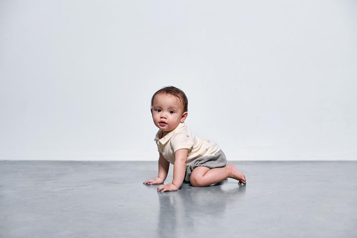 Baby Polo Shirt - Cream