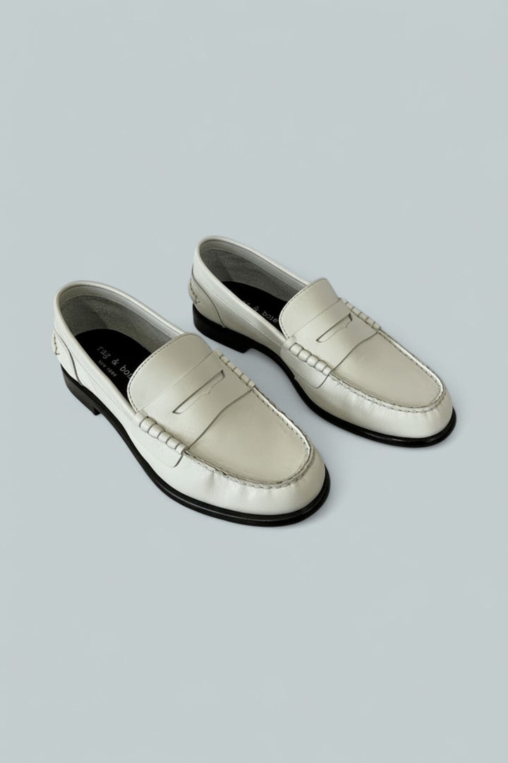Women's Carter Leather Loafers - Antique White