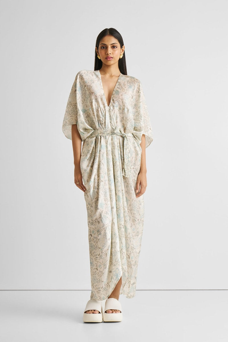 Silky Kaftan Dress - Lily Love