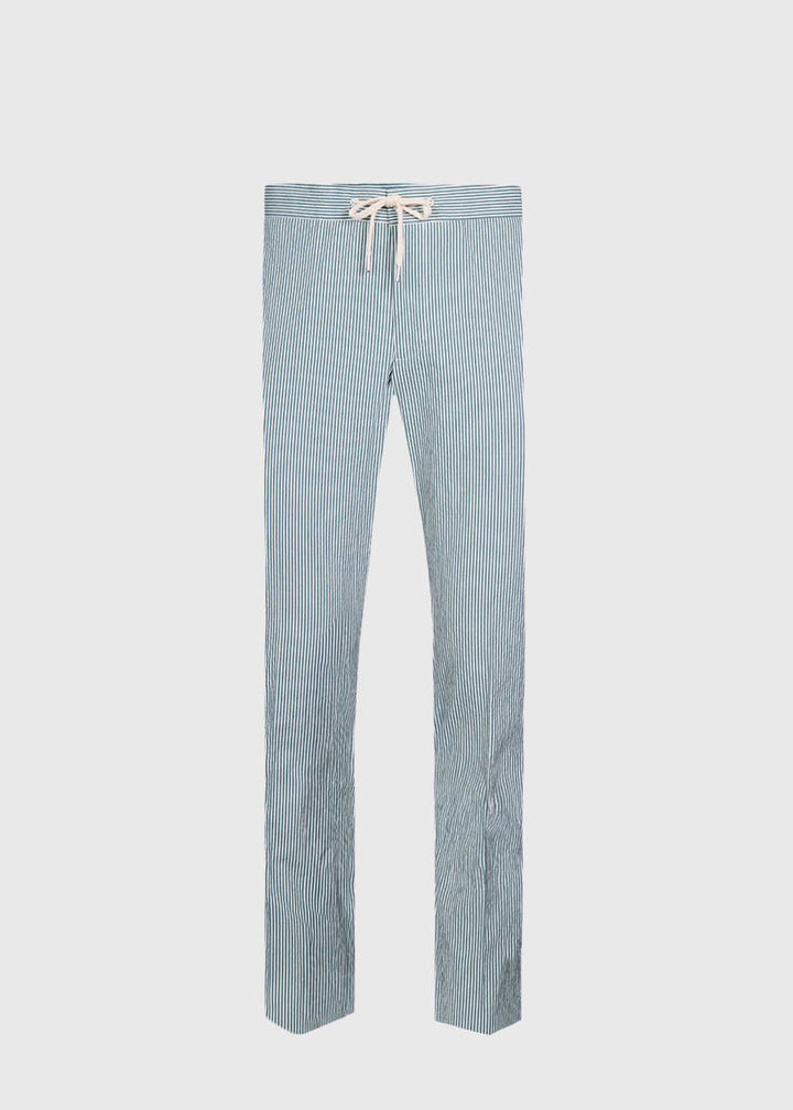 Seersucker Trouser - Green
