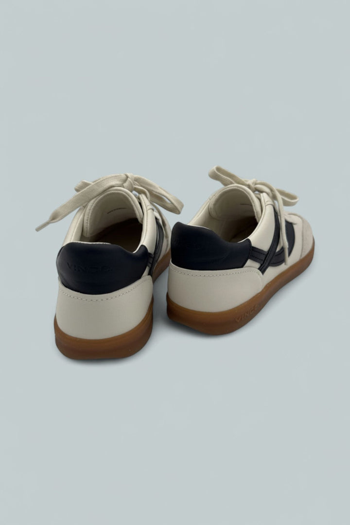 Oasis Leather and Suede Sneaker - Milk/Night Blue - 7 - Sneaker