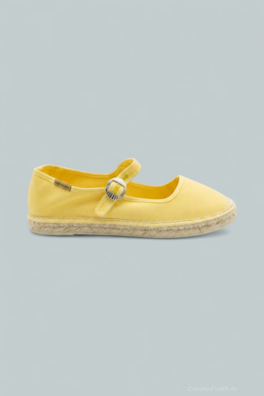 Oasis Mary Jane Espadrilles - Sunkissed Yellow - 8 - Flats