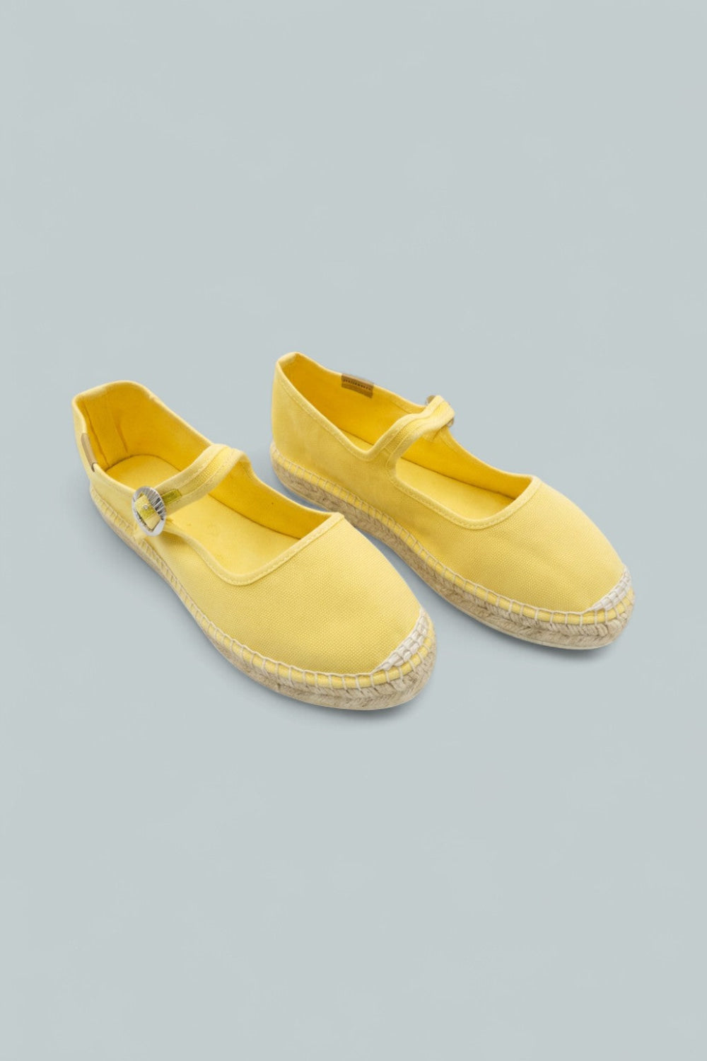 Oasis Mary Jane Espadrilles - Sunkissed Yellow - 8 - Flats