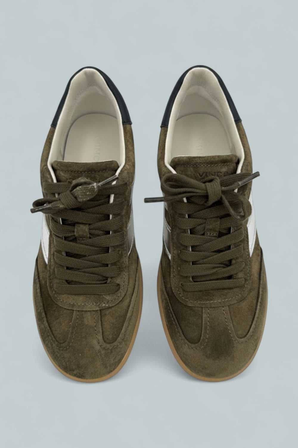 Oasis Suede & Leather Sneaker - Militare/Silver - 7 - Sneaker