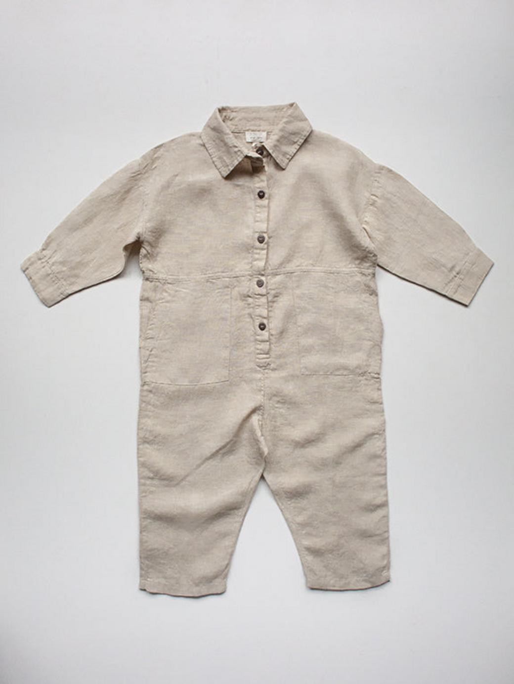 The Noor Jumpsuit - Oatmeal