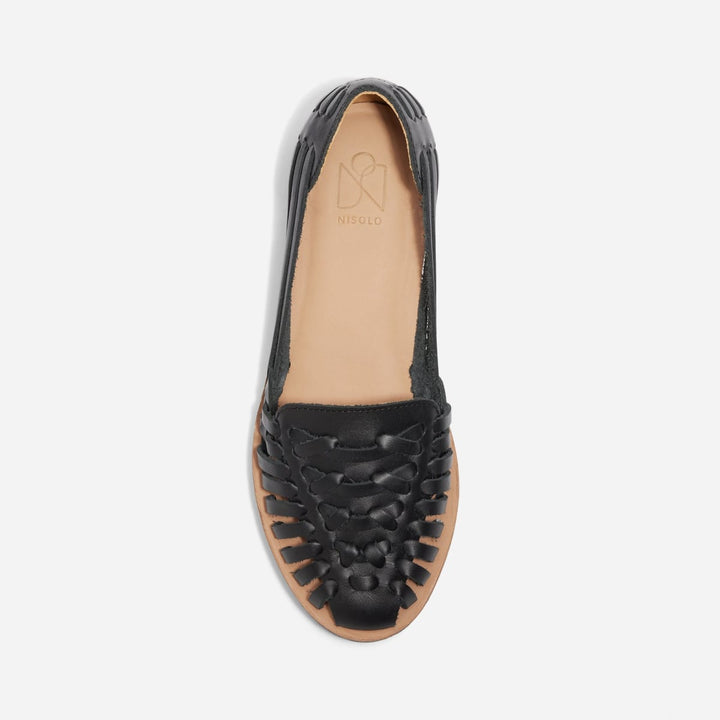 Women's Huarache Lug Sandal - Black