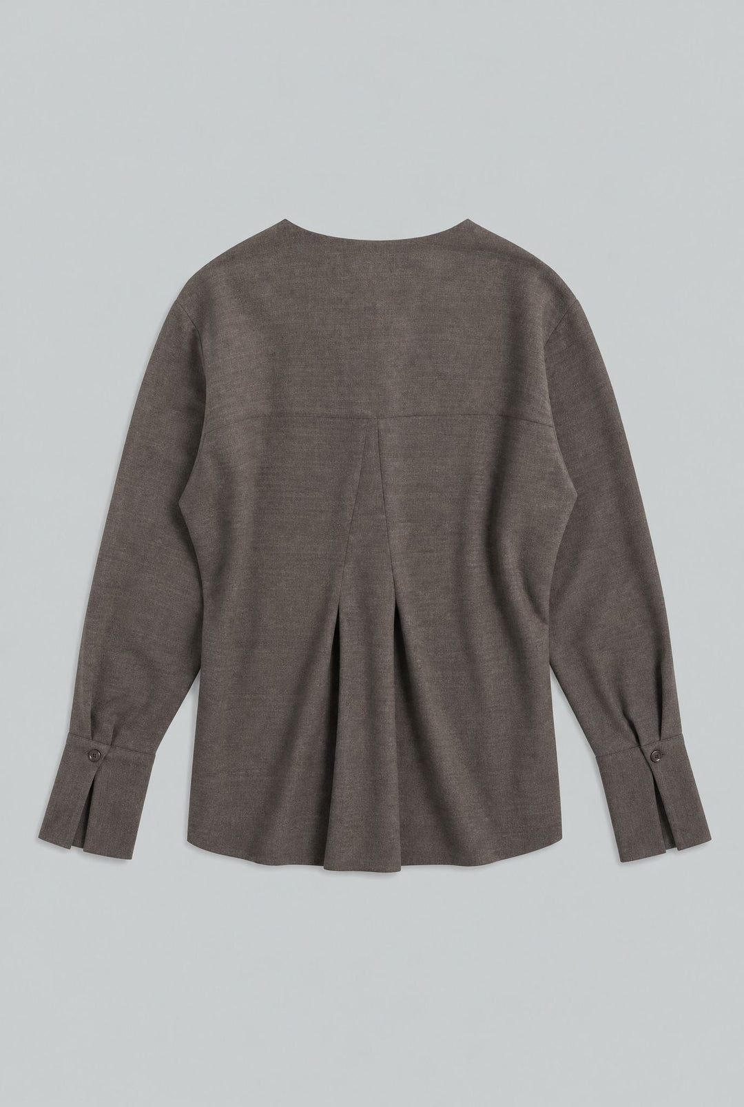 Wool Lavinia Top - Mushroom