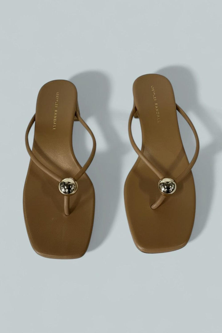 Odessa Heeled Sandal - Brown - Sandals