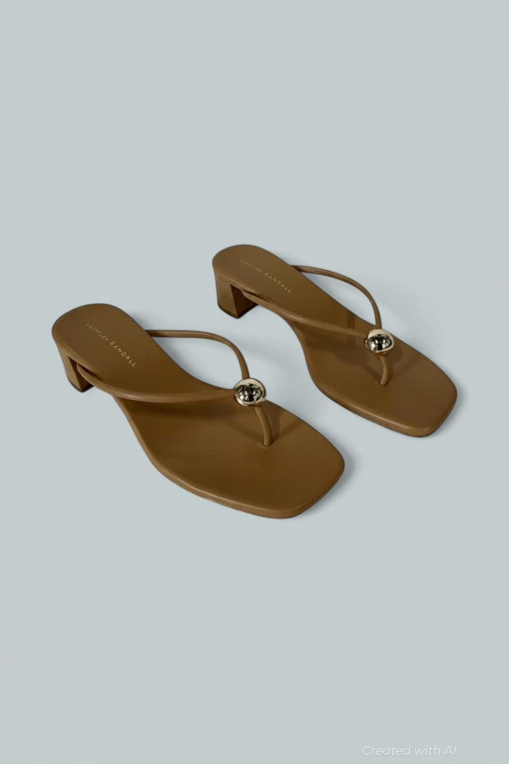Odessa Heeled Sandal - Brown - Sandals
