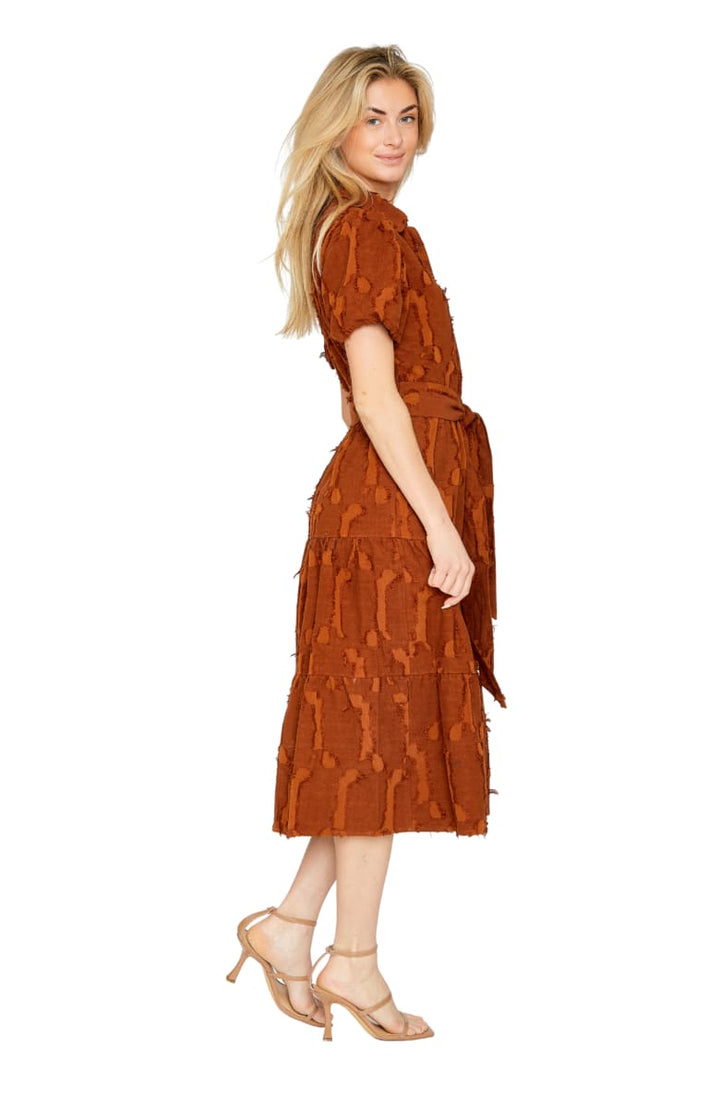 Chloe Dress - Auburn Brown