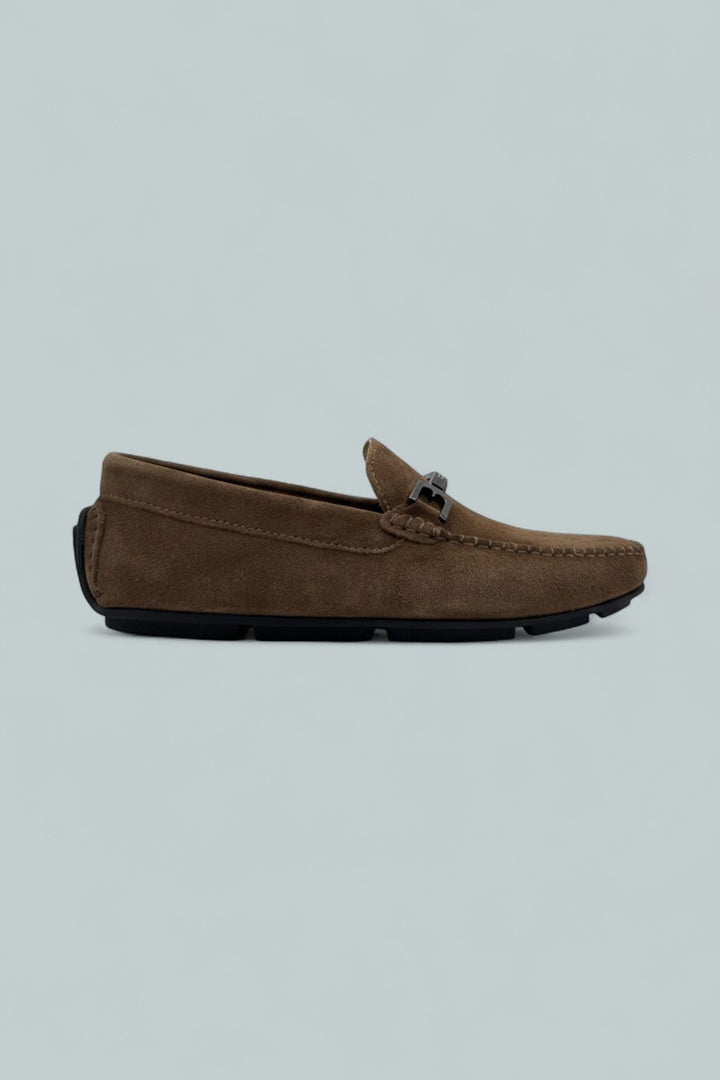 Taso Bit Driver - Taupe Suede