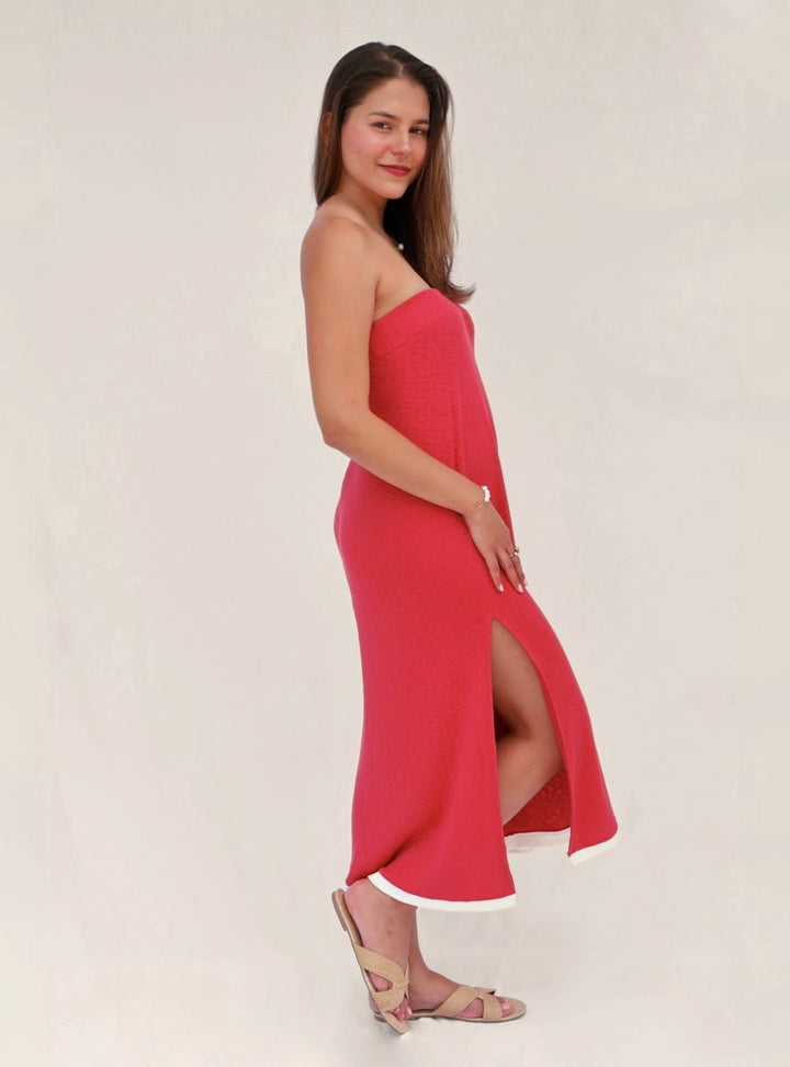 Ines Skirt/Dress - Berry Red