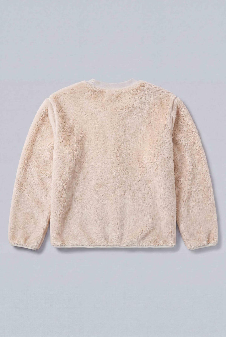 Teddy Fleece Pullover - Ivory