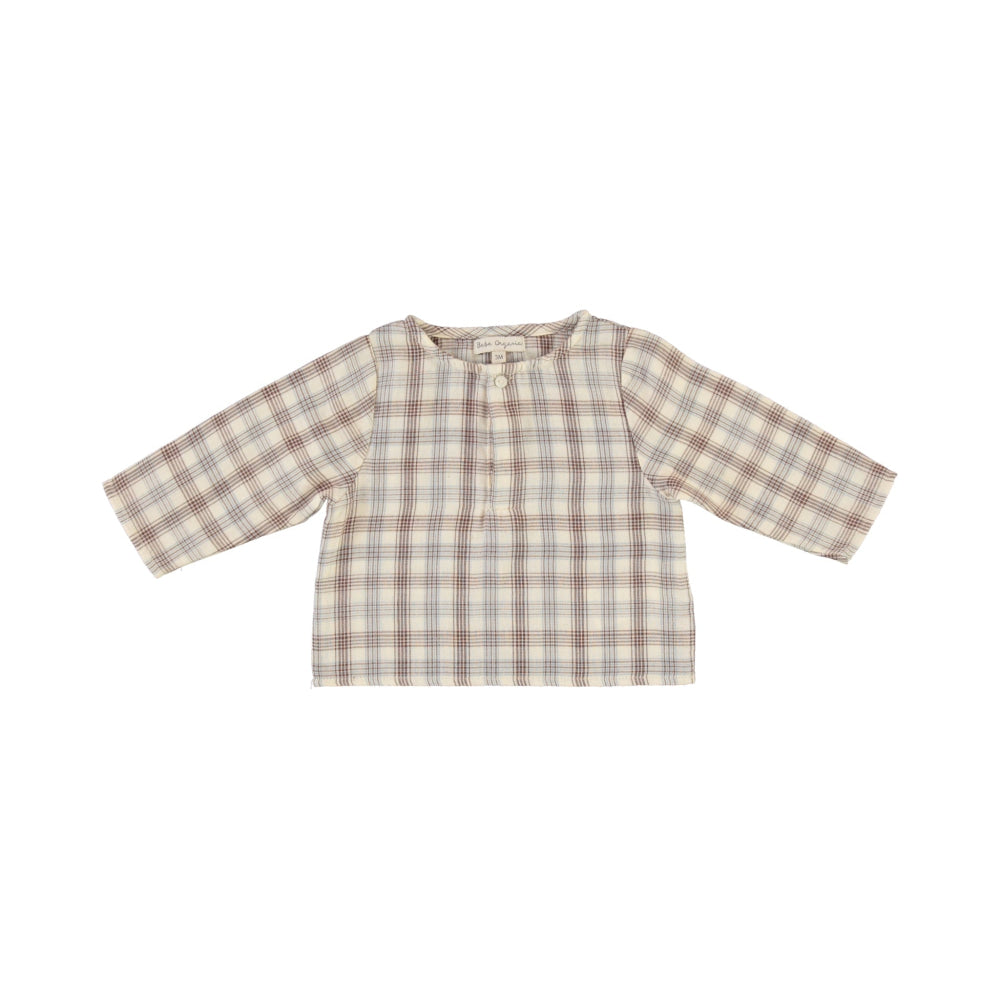 Oliver Baby Shirt - Nature Check - 3m - Shirt