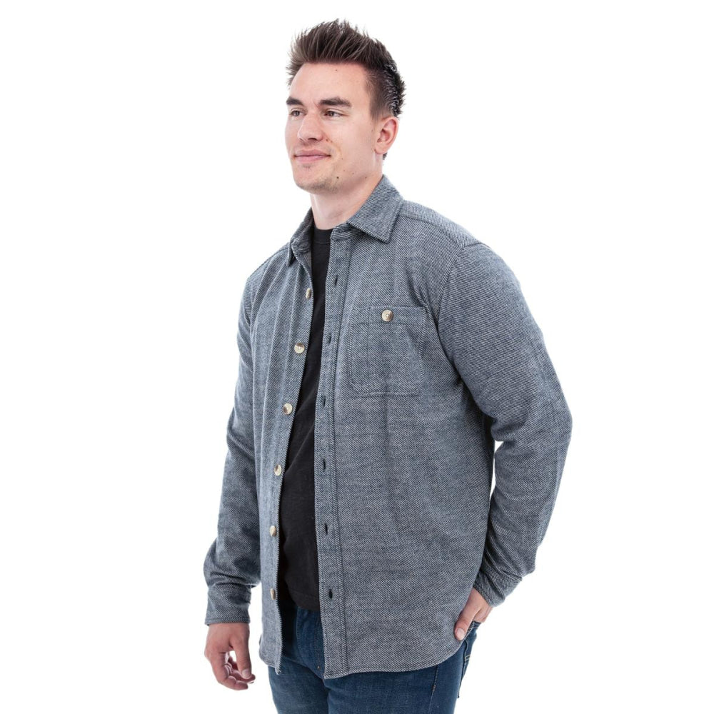 Oliver Fleece Overshirt - Dk Denim - Overshirt