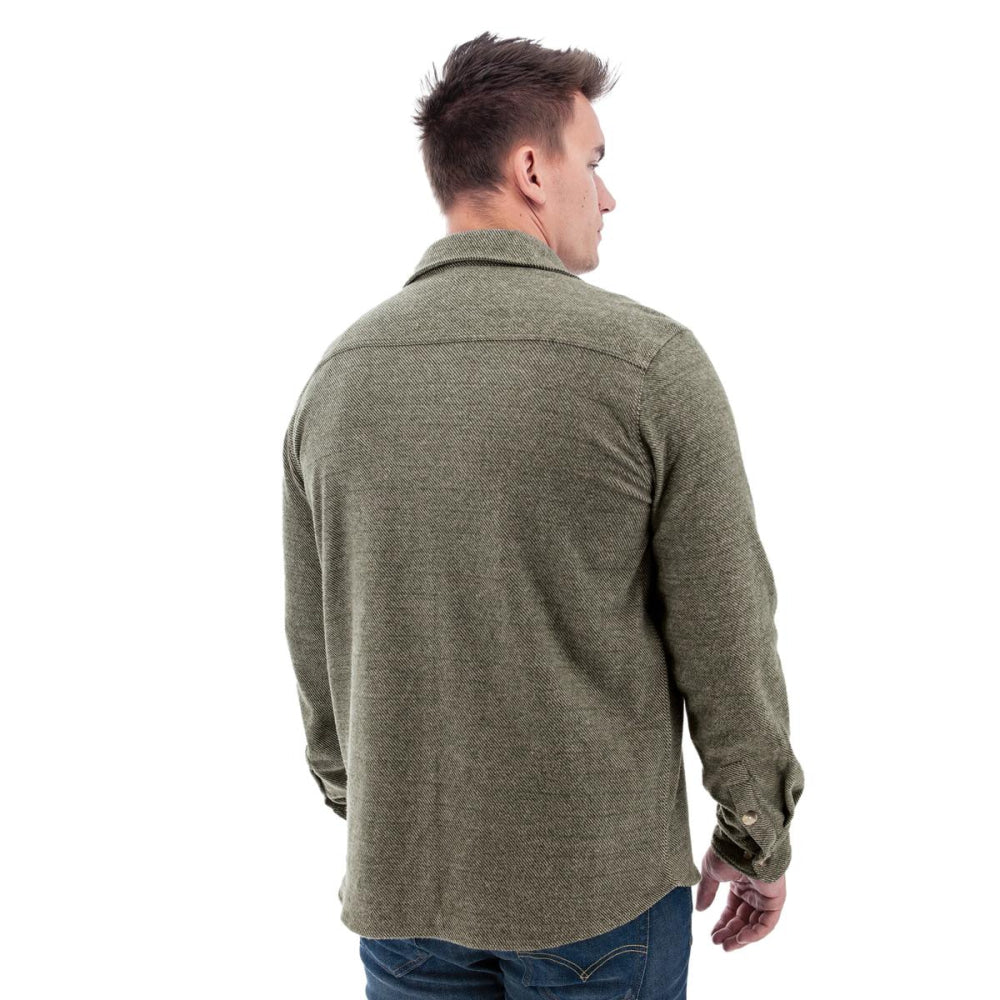 Oliver Fleece Overshirt - Olive - Overshirt
