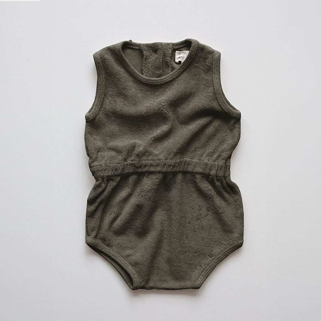 The Vintage Romper - Olive