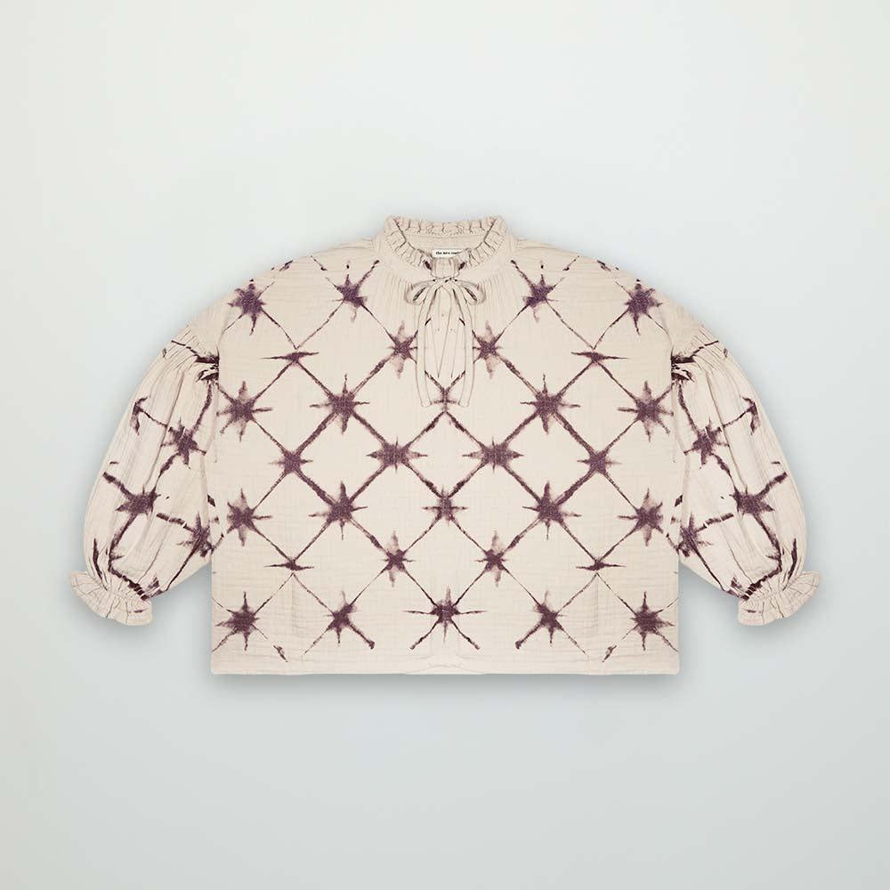 Olivia Blouse - Burgundy Tie Dye - 6y - Blouse