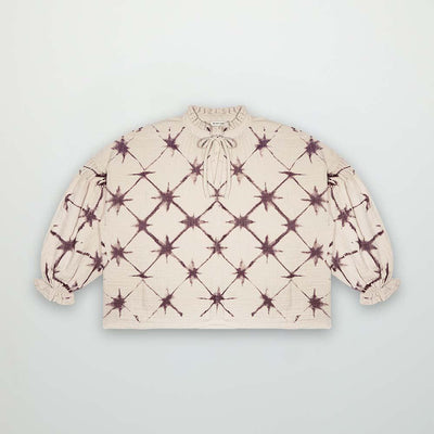 Olivia Blouse - Burgundy Tie Dye - 6y - Blouse