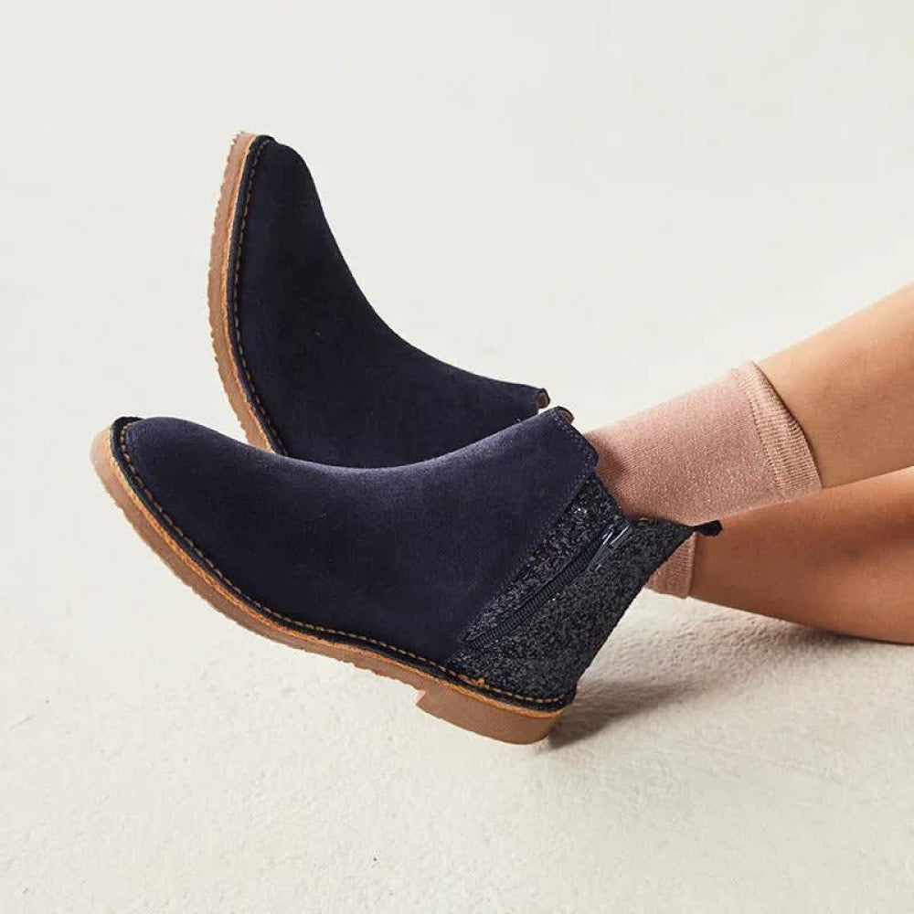 Olivia - Navy - Boots