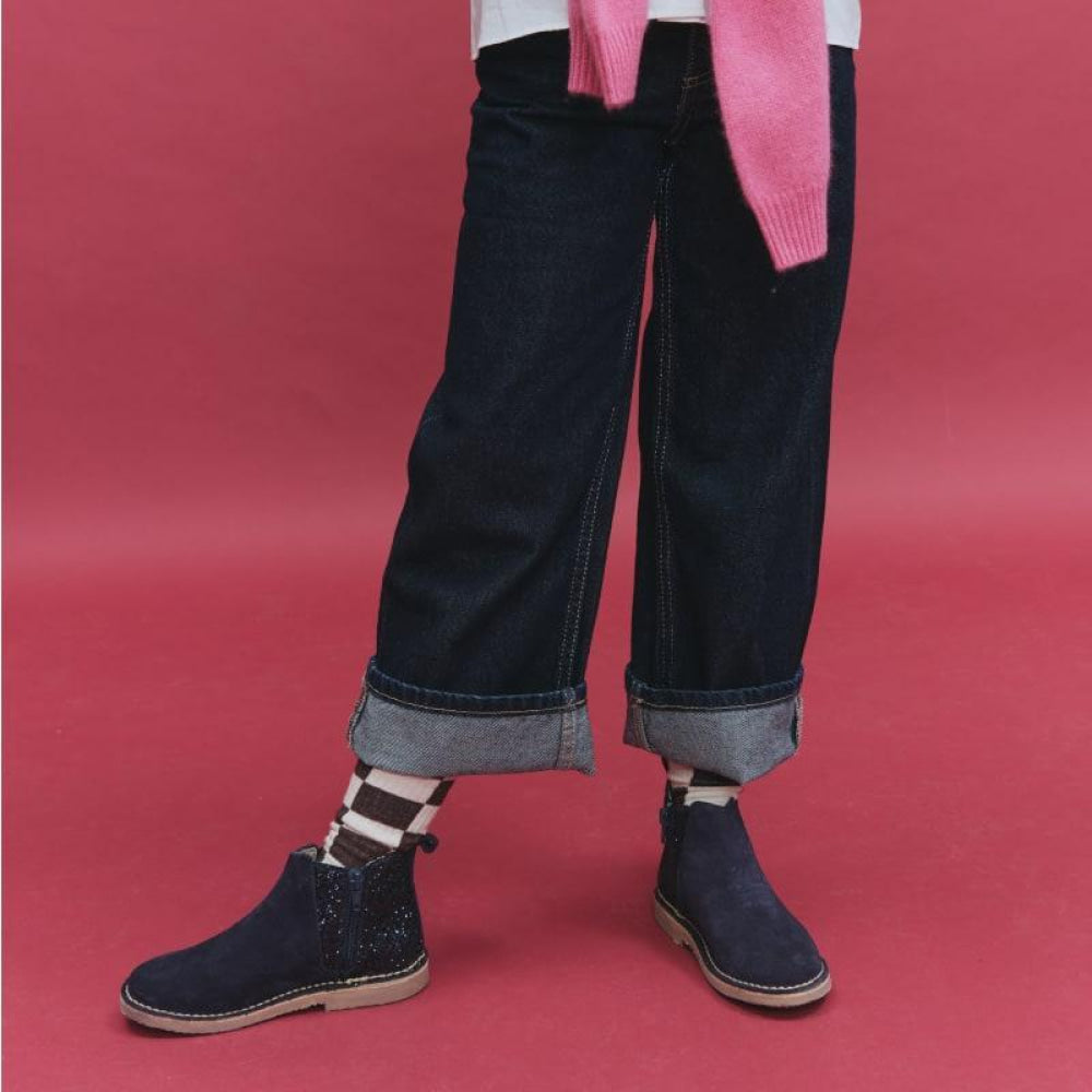 Olivia - Navy - Boots