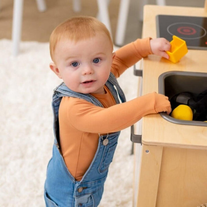 Long Sleeve Bodysuit - Pumpkin Spice