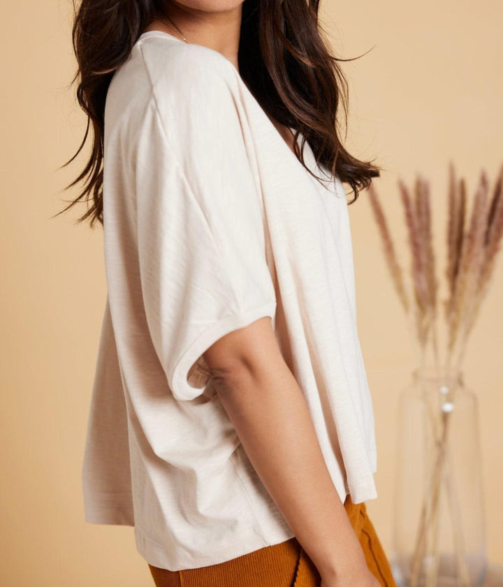 Omari Top - Taupe - Shirt