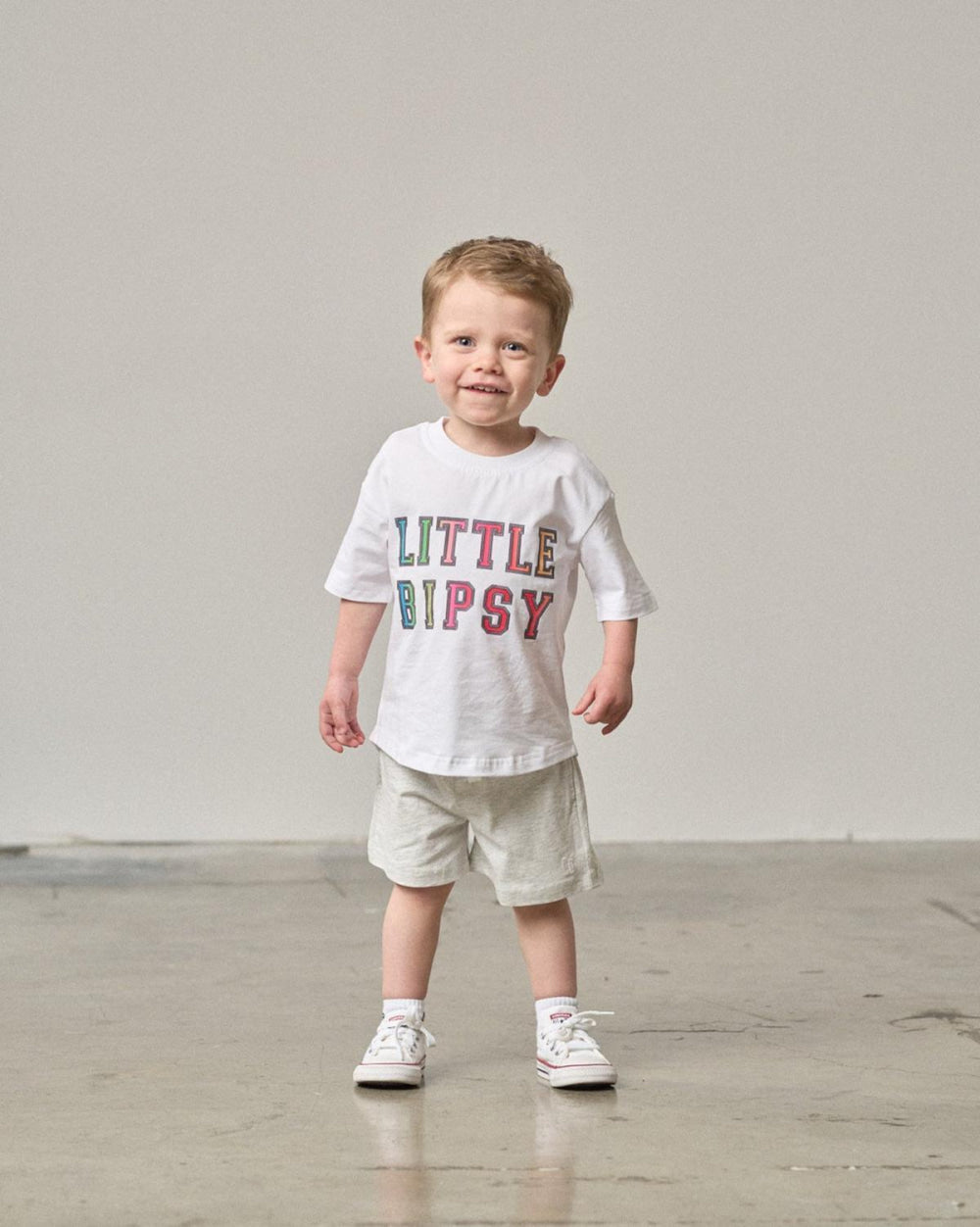 Ombre Little Bipsy Tee - White - T-shirt