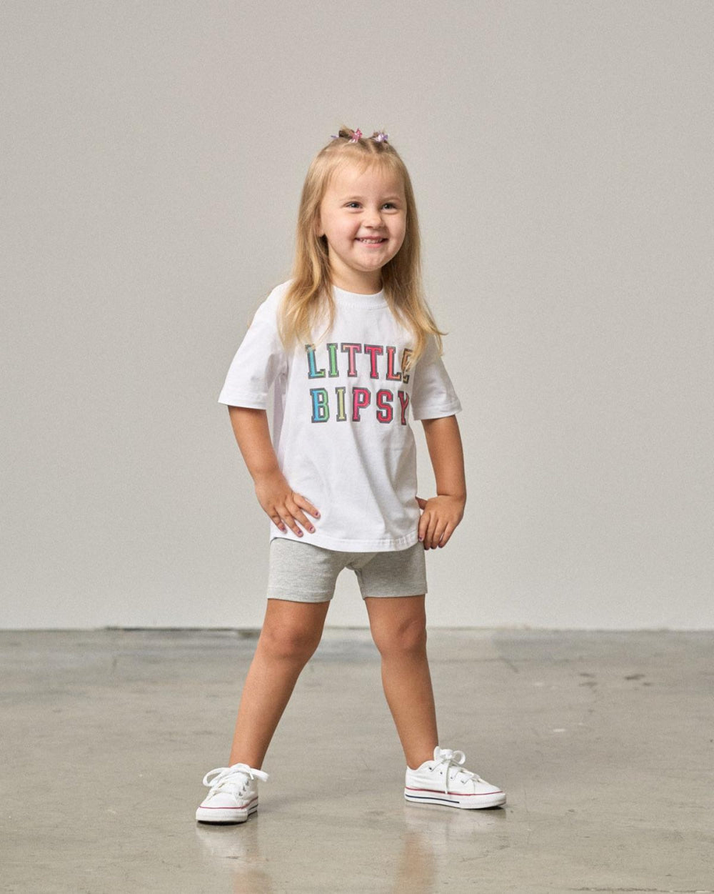 Ombre Little Bipsy Tee - White - T-shirt