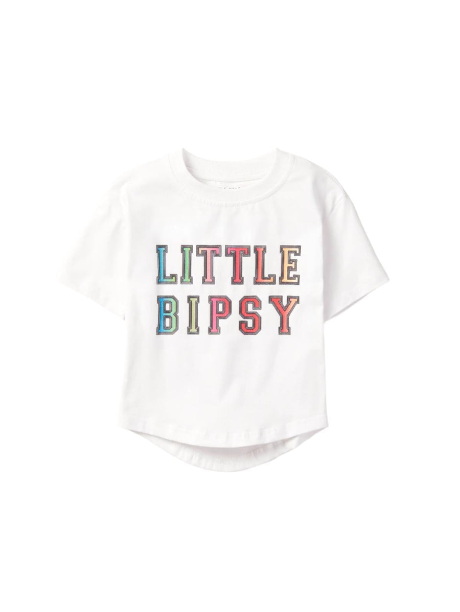 Ombre Little Bipsy Tee - White - T-shirt