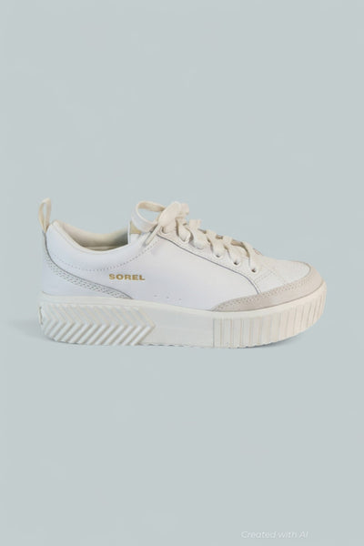 Ona Ave Low Waterproof Lace Up Sneakers - White - 8 M - Sneaker