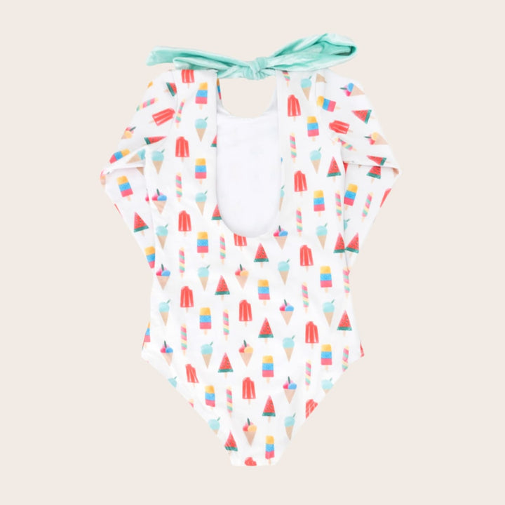 One Piece Long Sleeve - Coney Island Popsicle - One Piece Swim