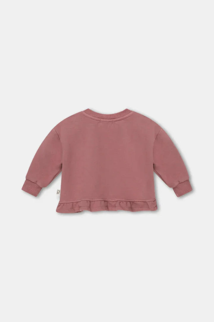 Organic baby sweatshirt - Pink - Crewneck Sweatshirt