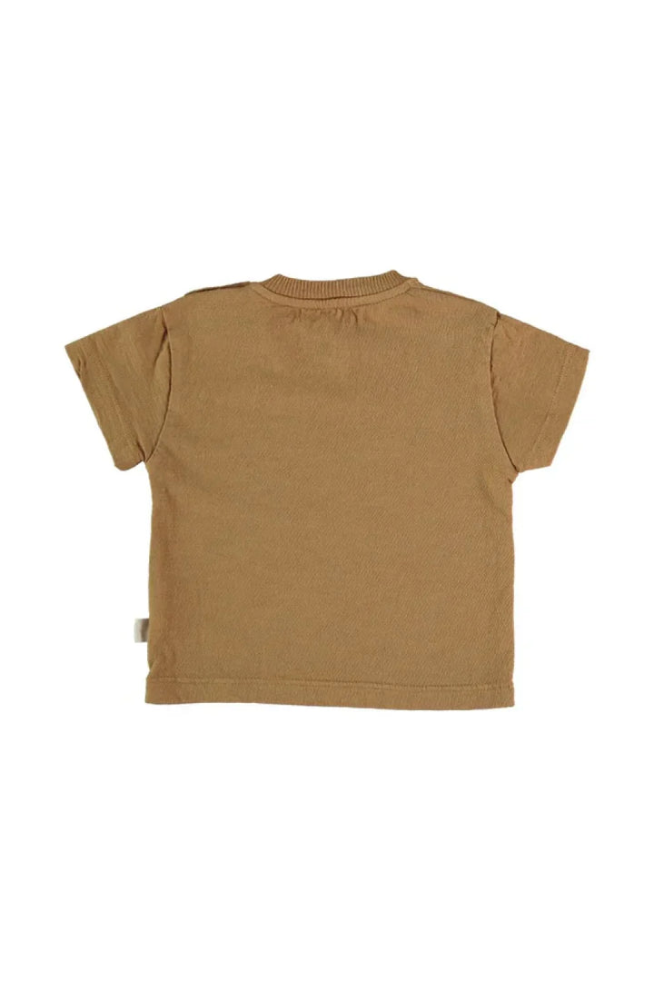 Organic Baby T-Shirt Reconnect - Peanut - 3M - T-shirt