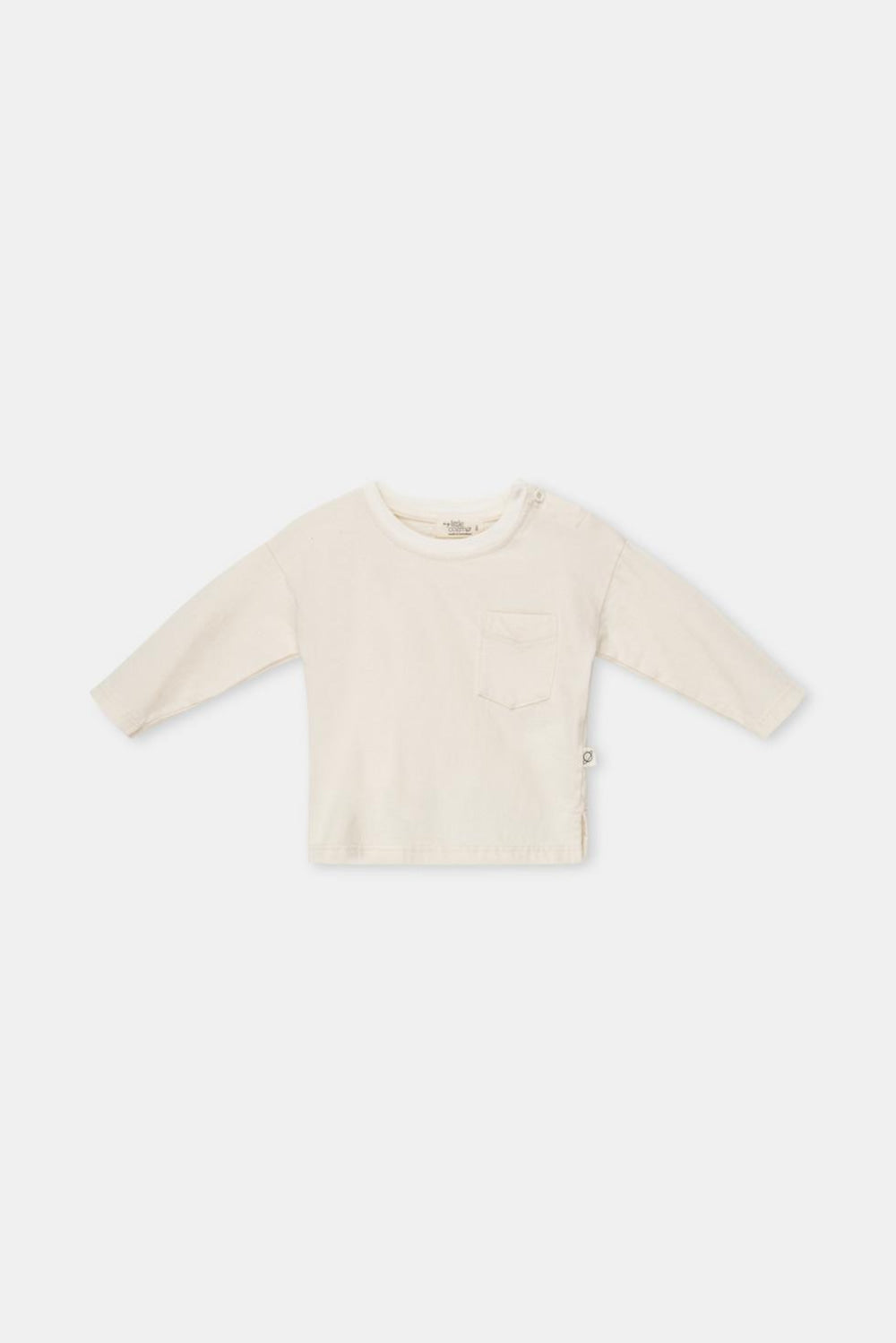 Organic basic baby t-shirt - Ivory - Shirt