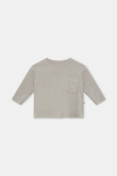 Organic basic baby t-shirt - Light grey - 6M - t-shirt - baby