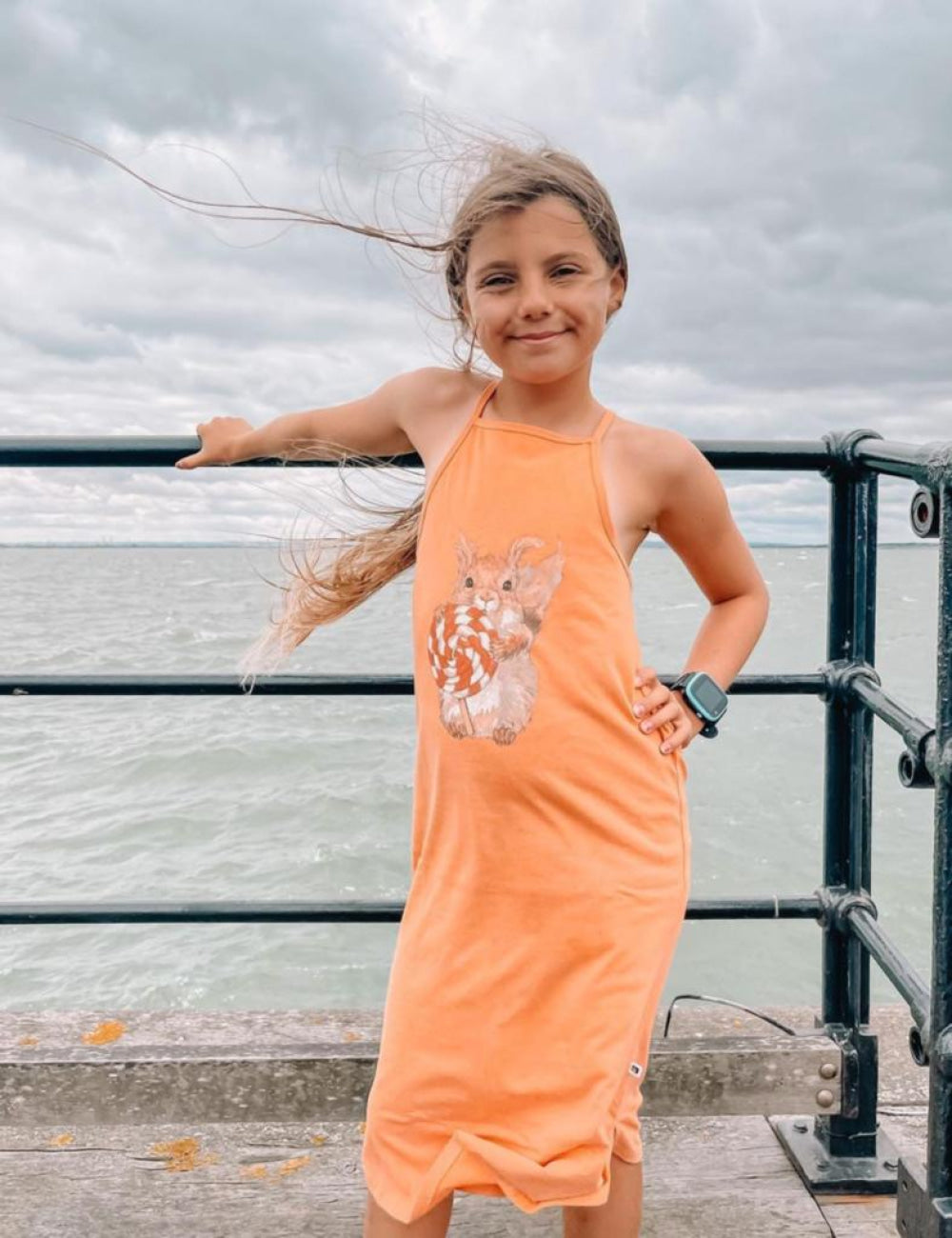 Organic Cami Midi Dress - Lolly Squirrel - Dresses
