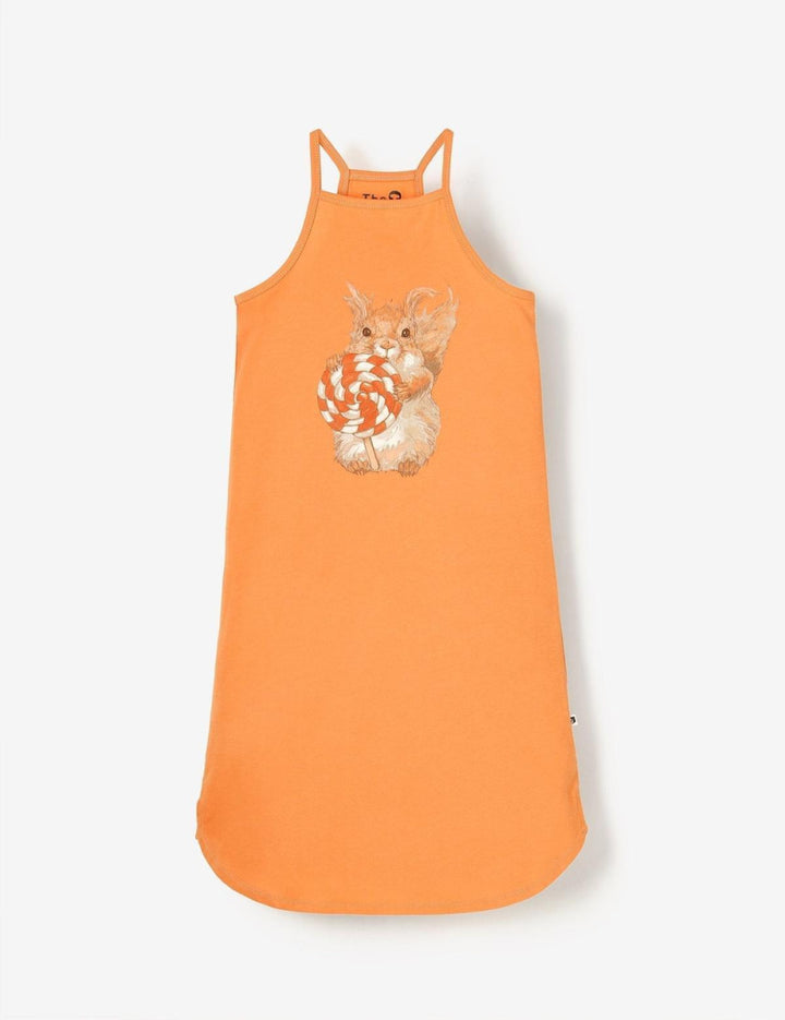 Organic Cami Midi Dress - Lolly Squirrel - Dresses