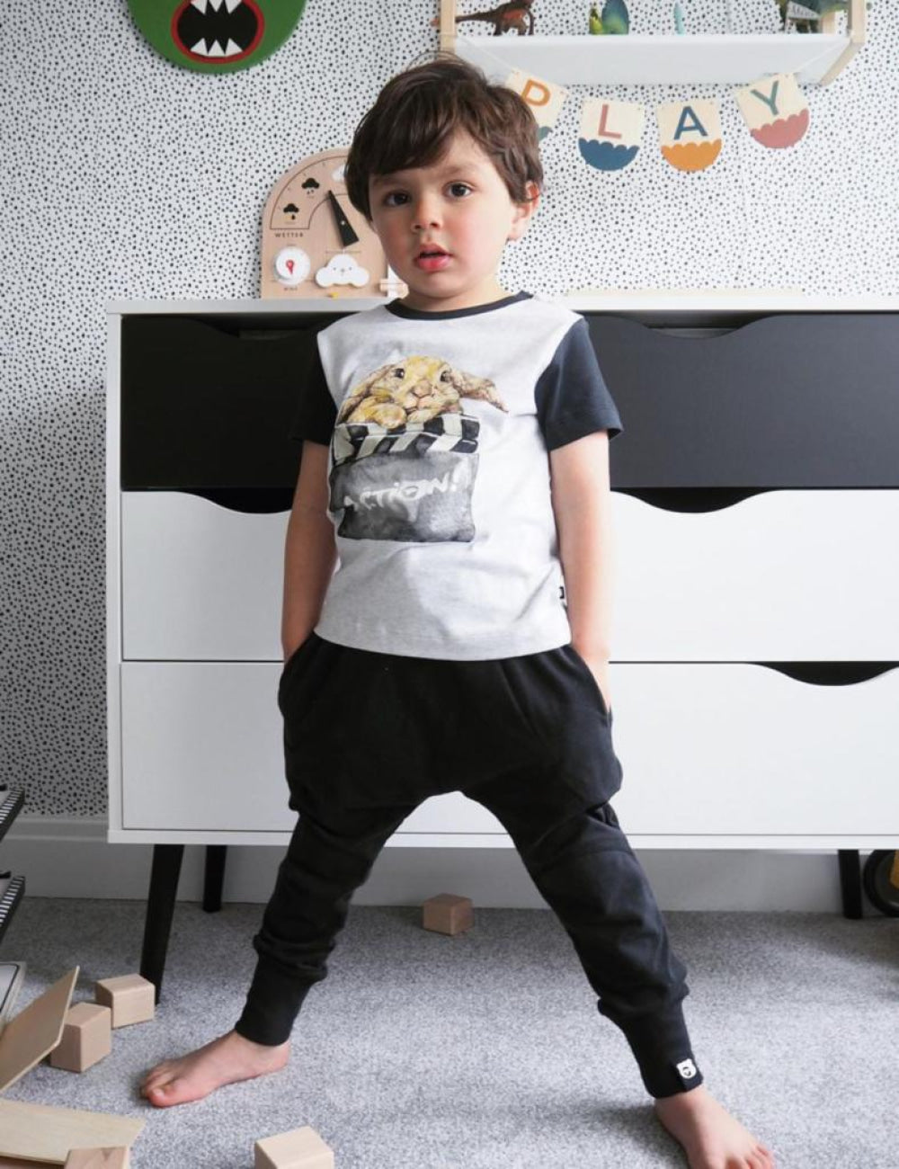 Organic Classic Tee - Clapper Bunny - T-shirt