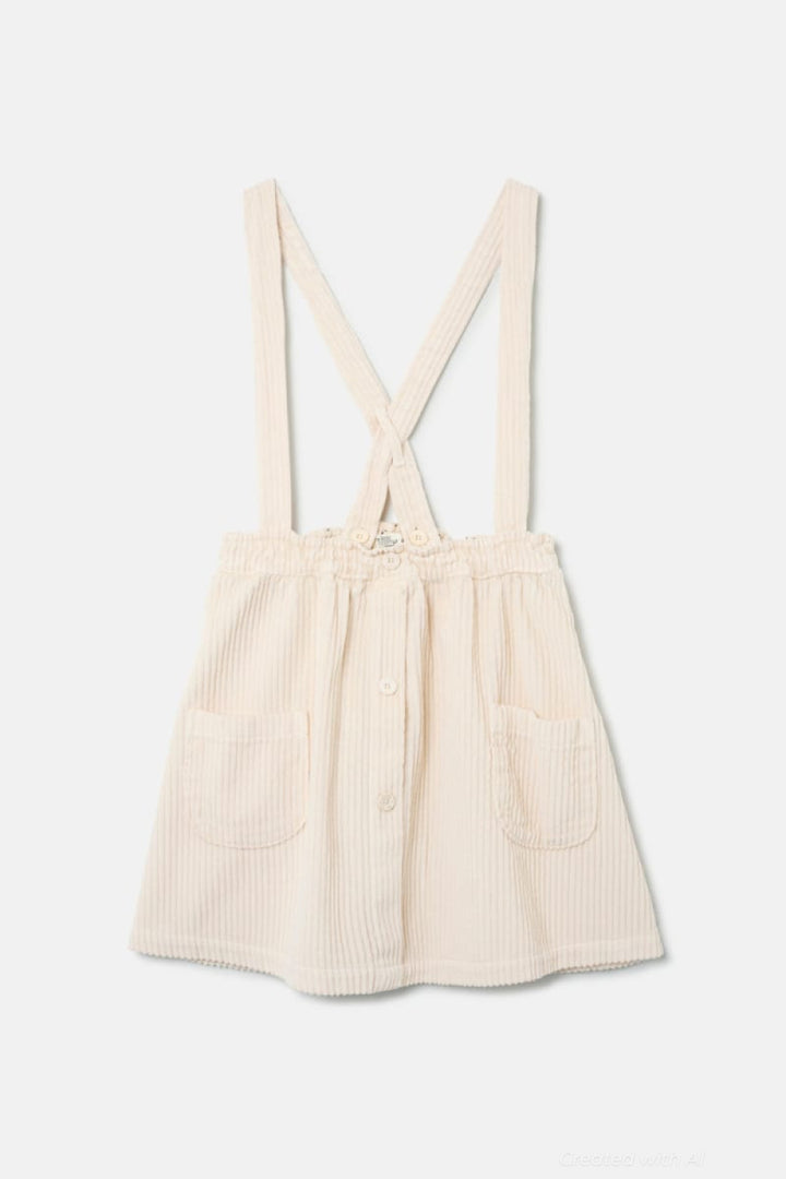 Organic Corduory Skirtall - Stone - Skirt