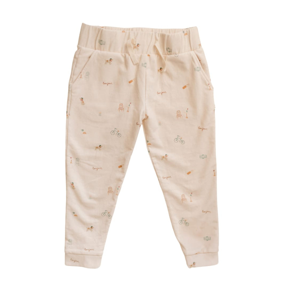 Organic Cotton Italian Fleece Joggers - Paris - Joggers