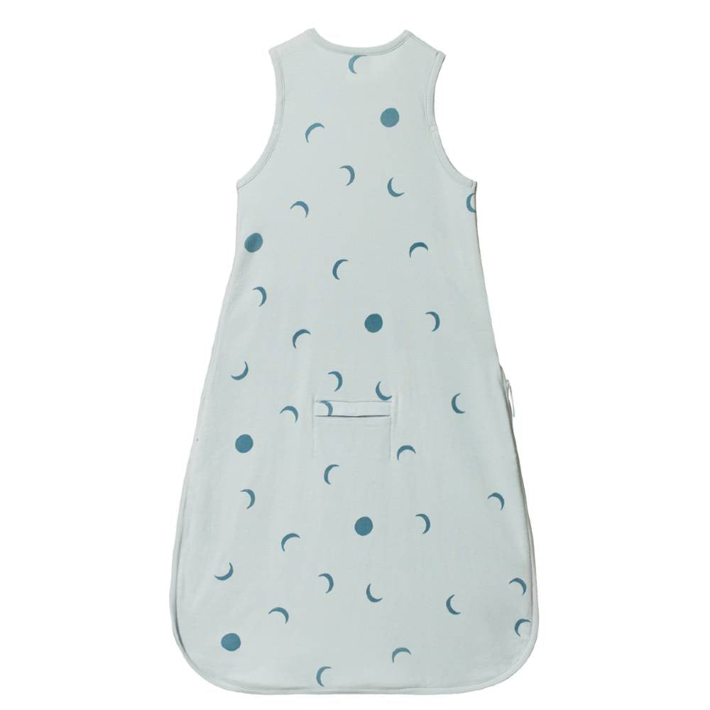 Organic Cotton & Merino Sleeping Bag - Lunar Blue Print - 0-24m - Sleeping Bag