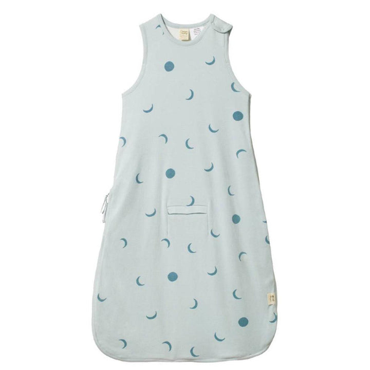 Organic Cotton & Merino Sleeping Bag - Lunar Blue Print - 0-24m - Sleeping Bag