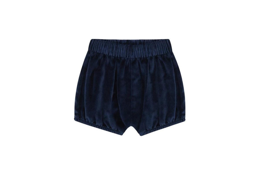 Organic Cotton Velvet Bloomers - Navy - Bloomer