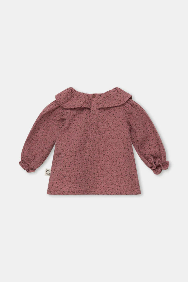 Organic gauze baby blouse - Pink - 6M - Blouse