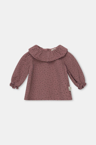 Organic gauze baby blouse - Pink - 6M - Blouse