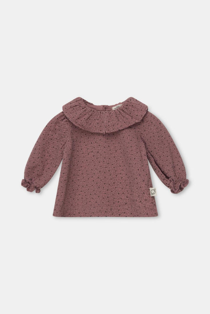 Organic gauze baby blouse - Pink - 6M - Blouse