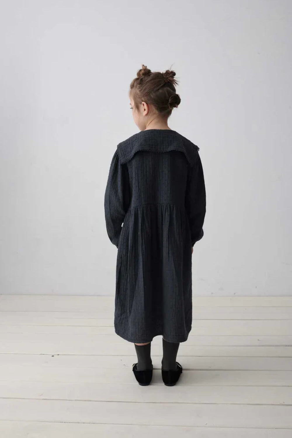 Organic gauze dress - Dark grey - Dresses